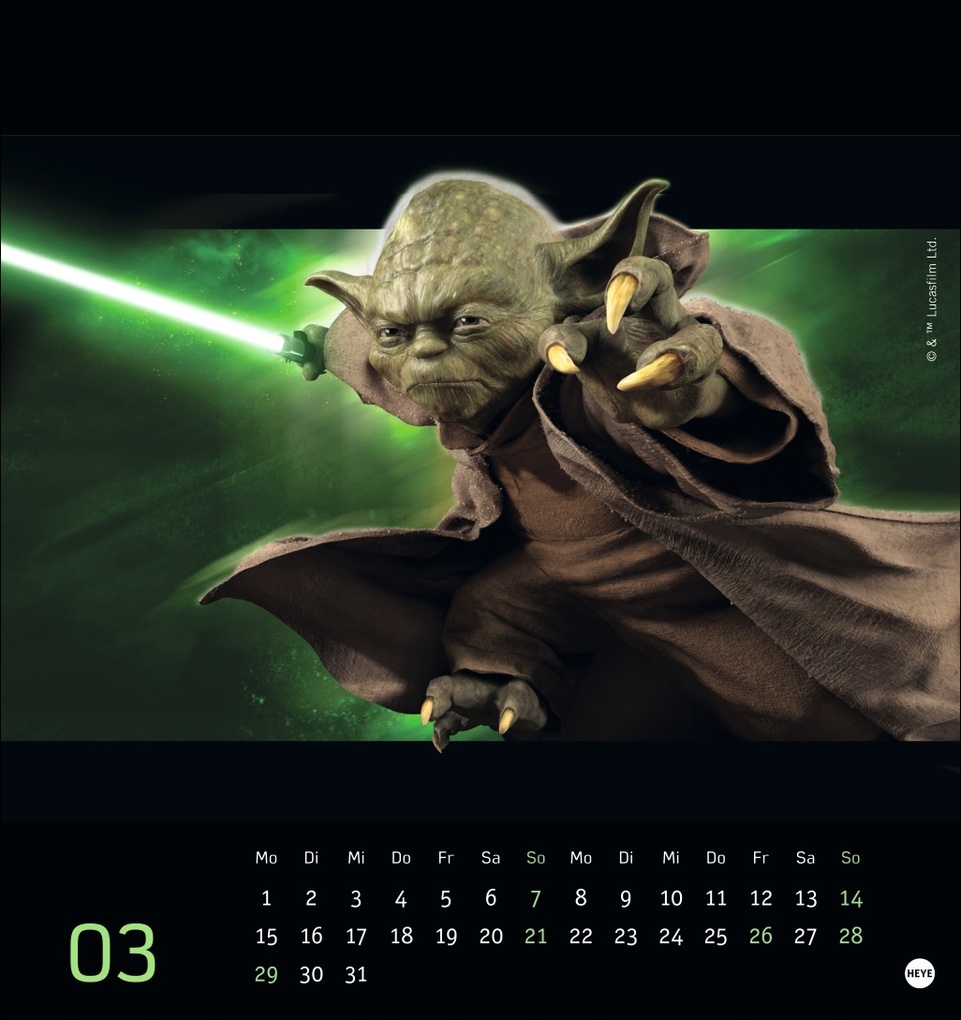 Weitere Ansicht: Star Wars Postkartenkalender 2027