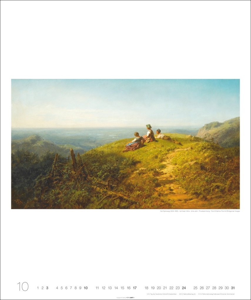 Weitere Ansicht: Carl Spitzweg Edition Kalender 2027 | Carl Spitzweg