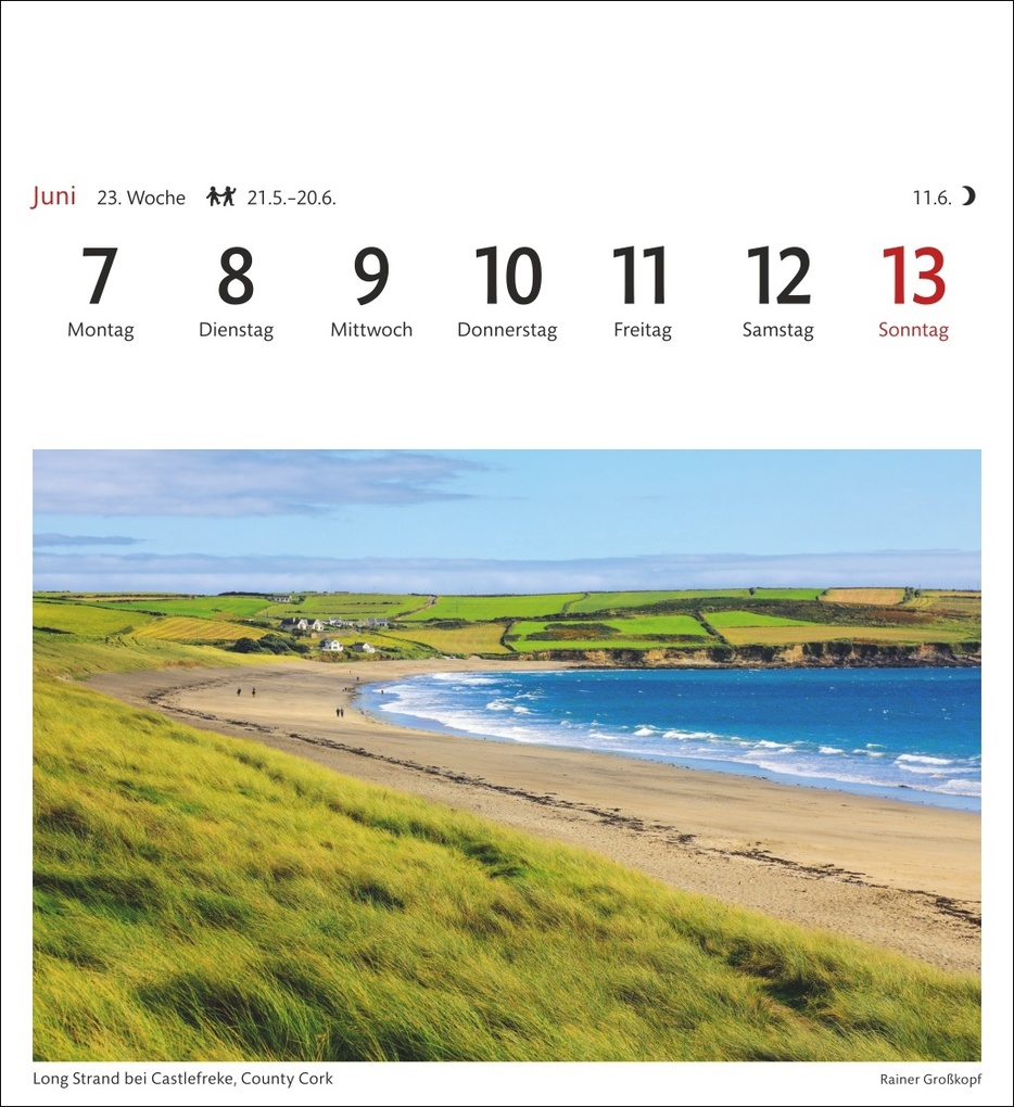 Weitere Ansicht: Irland Sehnsuchtskalender 2027 - Wochenkalender mit 53 Postkarten