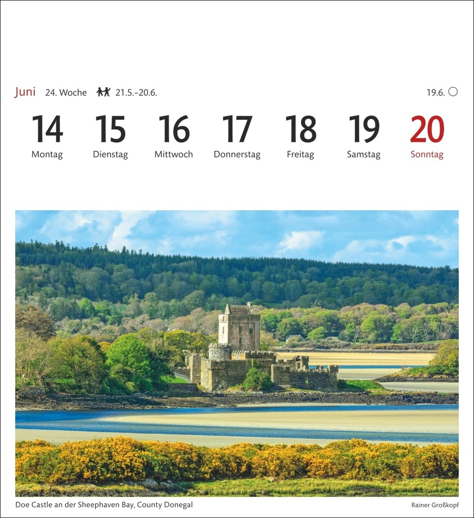 Weitere Ansicht: Irland Sehnsuchtskalender 2027 - Wochenkalender mit 53 Postkarten