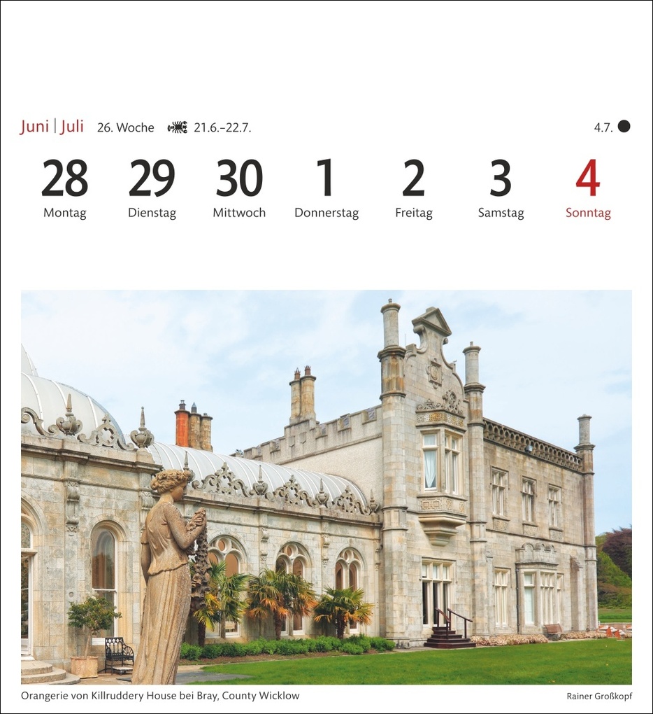 Weitere Ansicht: Irland Sehnsuchtskalender 2027 - Wochenkalender mit 53 Postkarten