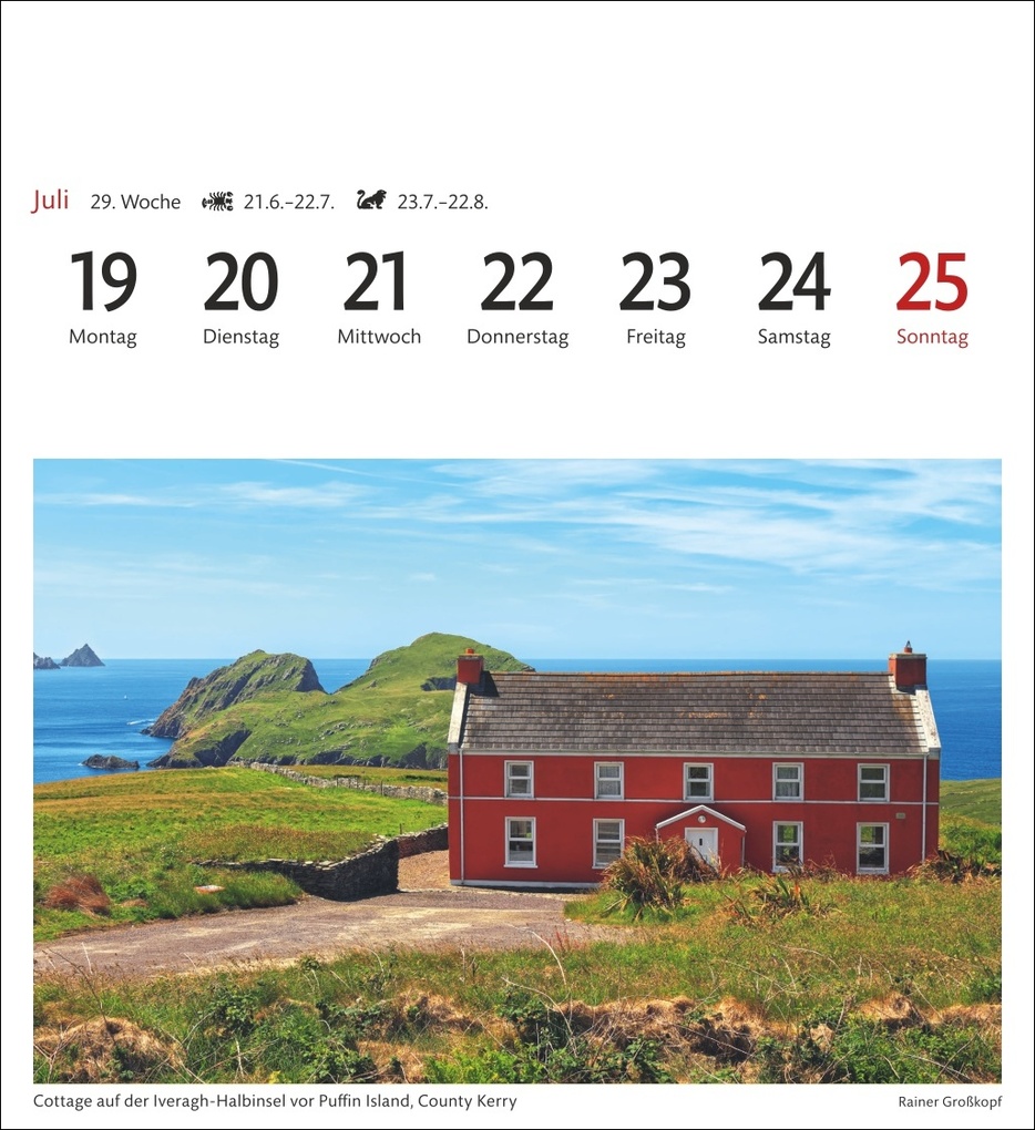 Weitere Ansicht: Irland Sehnsuchtskalender 2027 - Wochenkalender mit 53 Postkarten