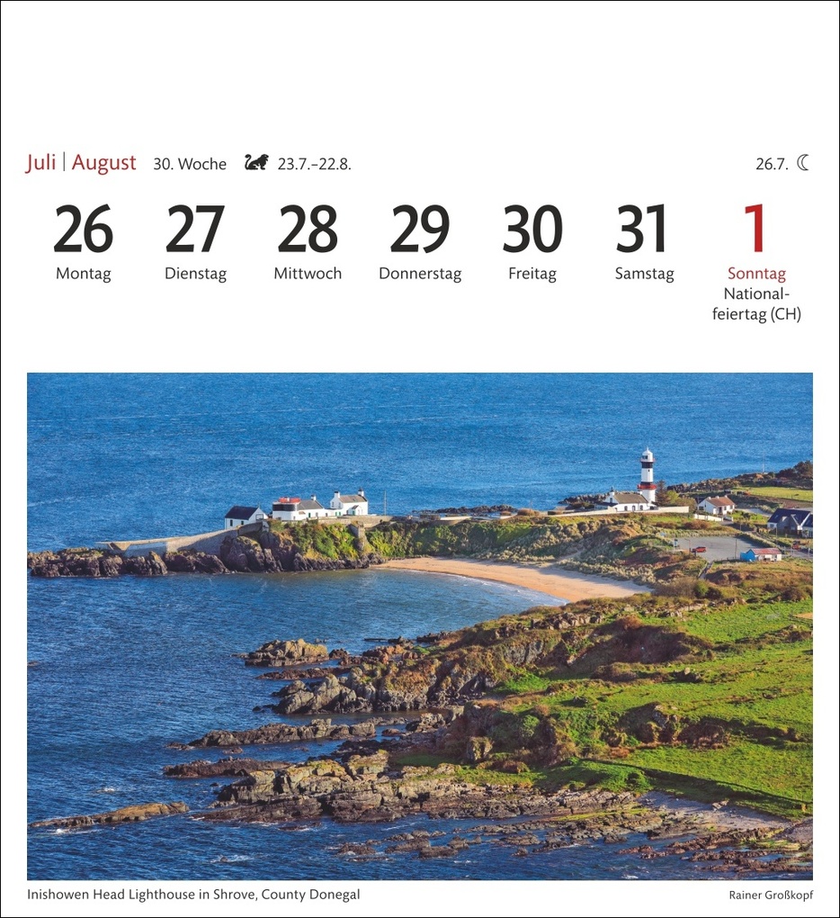 Weitere Ansicht: Irland Sehnsuchtskalender 2027 - Wochenkalender mit 53 Postkarten