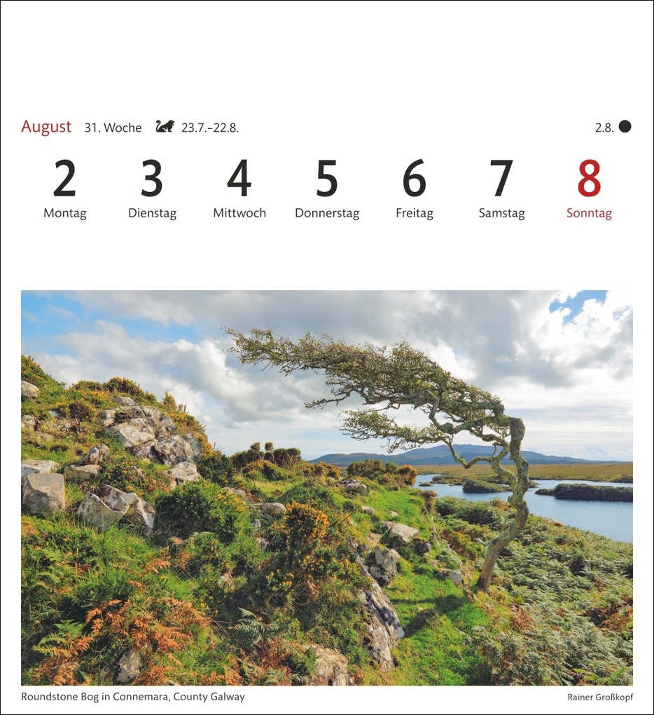 Weitere Ansicht: Irland Sehnsuchtskalender 2027 - Wochenkalender mit 53 Postkarten