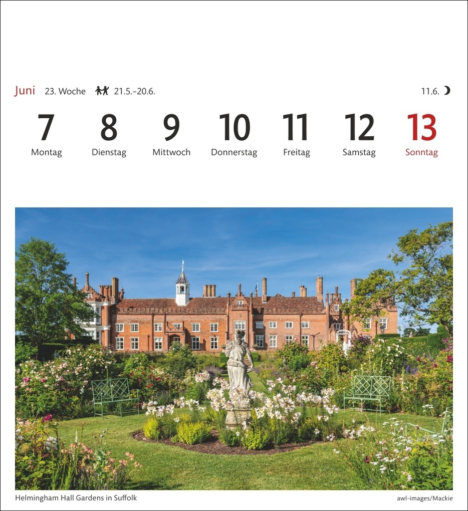 Weitere Ansicht: England Sehnsuchtskalender 2027 - Wochenkalender mit 53 Postkarten