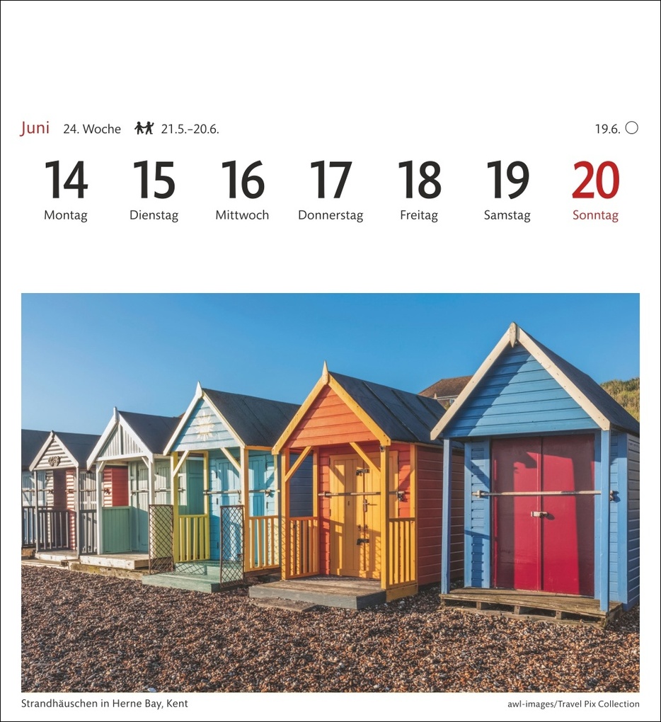 Weitere Ansicht: England Sehnsuchtskalender 2027 - Wochenkalender mit 53 Postkarten
