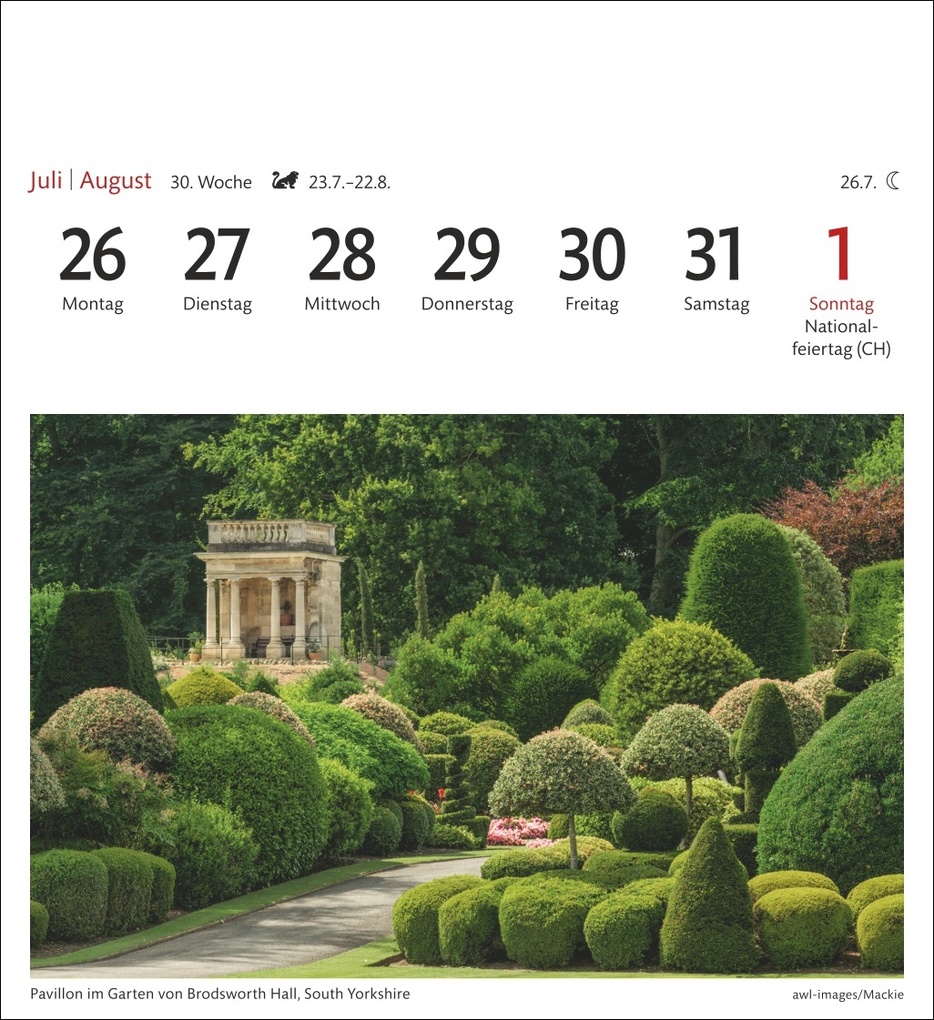 Weitere Ansicht: England Sehnsuchtskalender 2027 - Wochenkalender mit 53 Postkarten