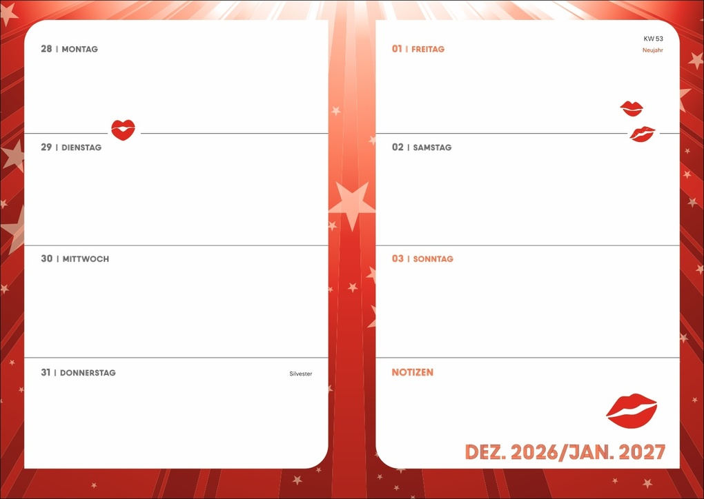 Weitere Ansicht: Taylor 17-Monats-Kalenderbuch A5 2027 - 17 Monate. Von August 2026 bis Dezember 2027