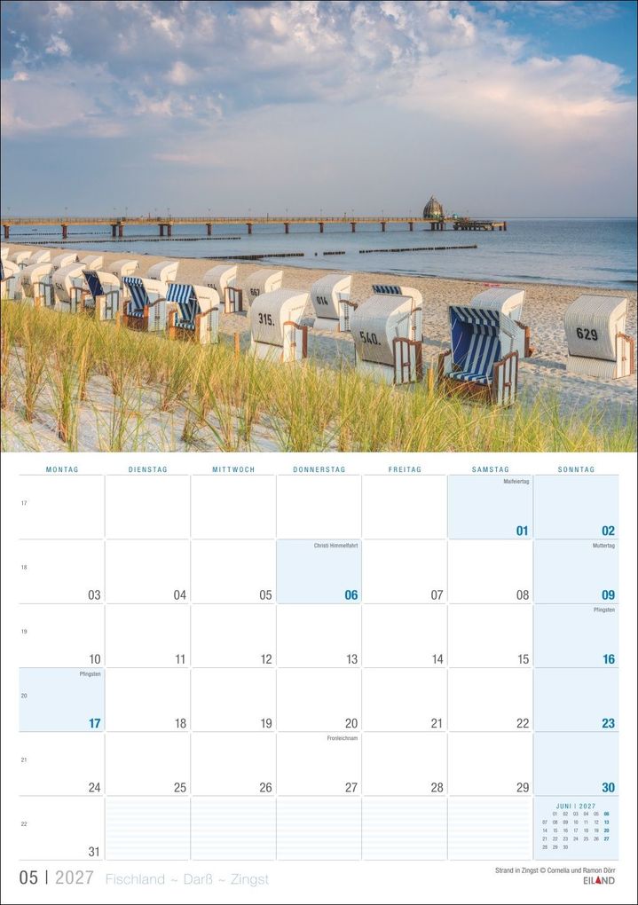 Weitere Ansicht: Fischland - Darß - Zingst Kalender 2027