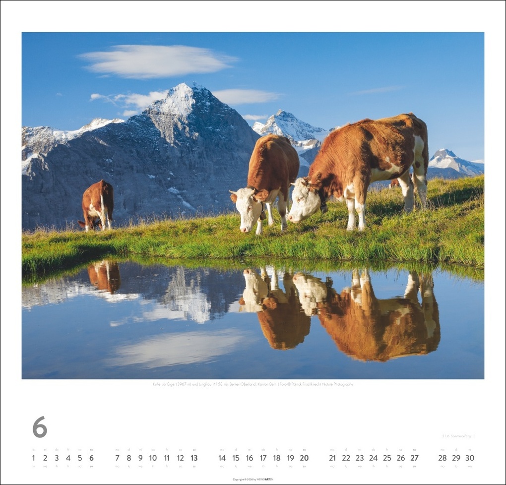 Weitere Ansicht: Schweiz Kalender 2027 - Schönste Landschaften und Ansichten