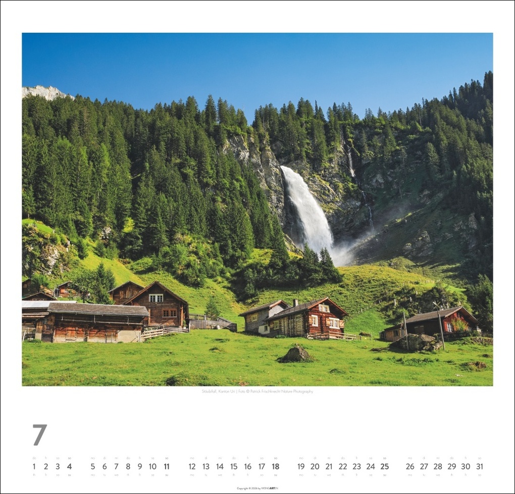 Weitere Ansicht: Schweiz Kalender 2027 - Schönste Landschaften und Ansichten
