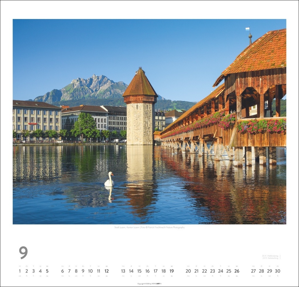 Weitere Ansicht: Schweiz Kalender 2027 - Schönste Landschaften und Ansichten