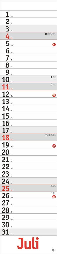 Weitere Ansicht: Langplaner, rot 2027