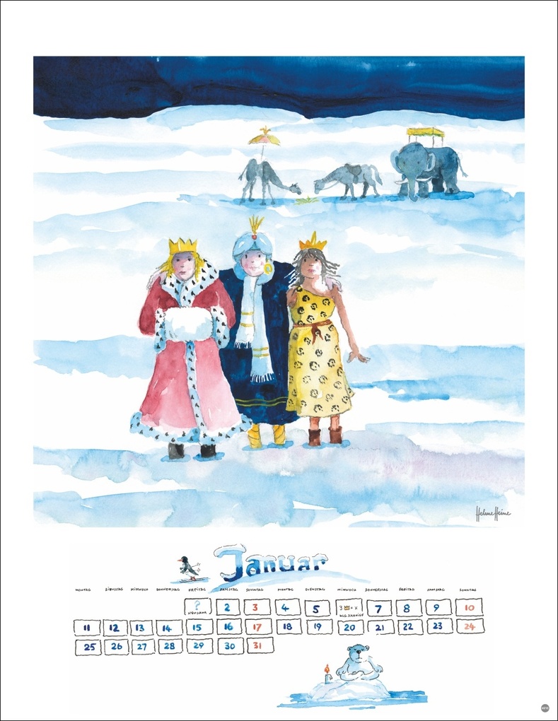 Weitere Ansicht: Helme Heine: Edition Kalender 2027 | Helme Heine