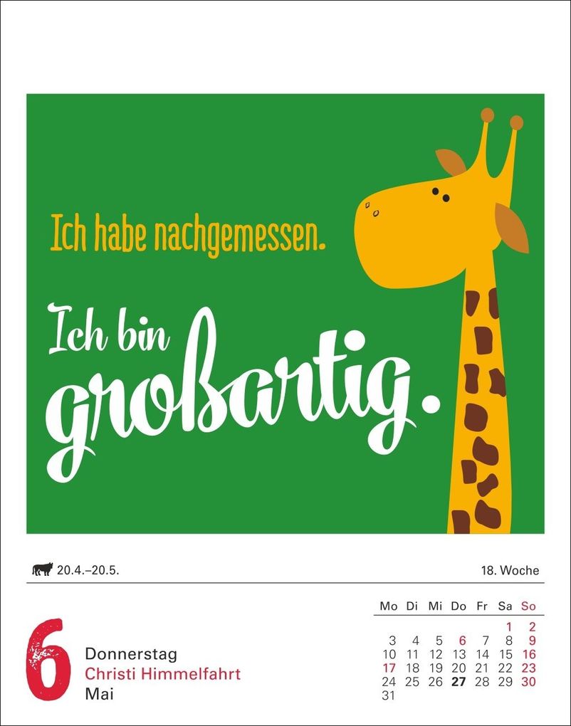 Weitere Ansicht: Lange Rede kurzer Gin Tagesabreißkalender 2027 - Der Sprüche-Kalender | Anders Ulrike