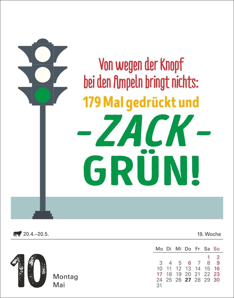 Weitere Ansicht: Lange Rede kurzer Gin Tagesabreißkalender 2027 - Der Sprüche-Kalender | Anders Ulrike