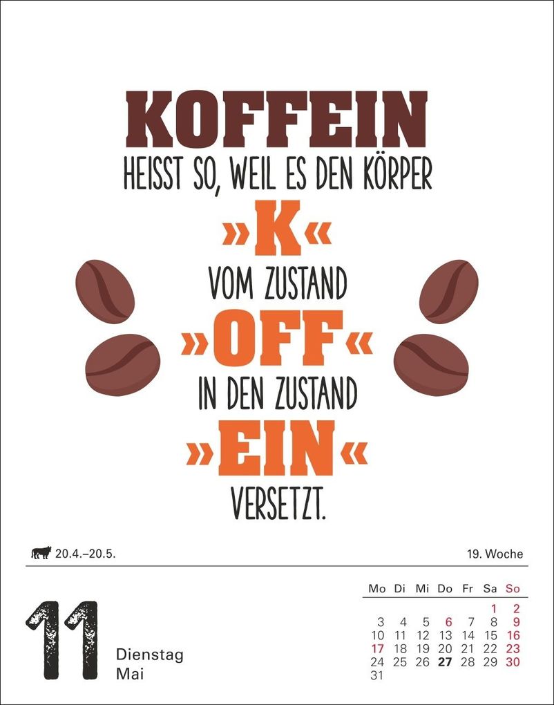 Weitere Ansicht: Lange Rede kurzer Gin Tagesabreißkalender 2027 - Der Sprüche-Kalender | Anders Ulrike