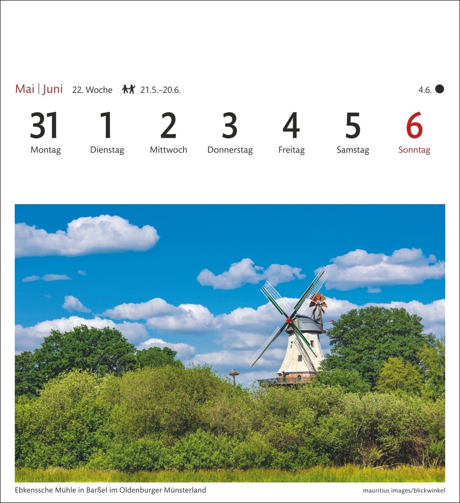 Weitere Ansicht: Deutschland Sehnsuchtskalender 2027 - Wochenkalender mit 53 Postkarten