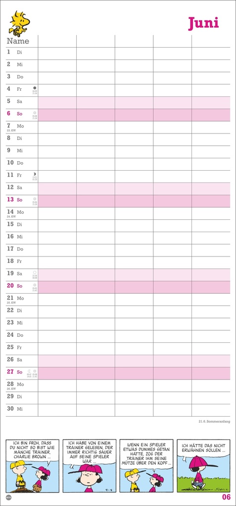 Weitere Ansicht: Peanuts Familienplaner 2027