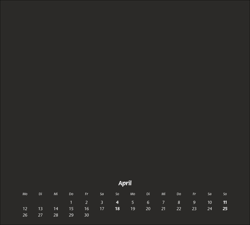 Weitere Ansicht: times&more Bastelkalender schwarz 2027