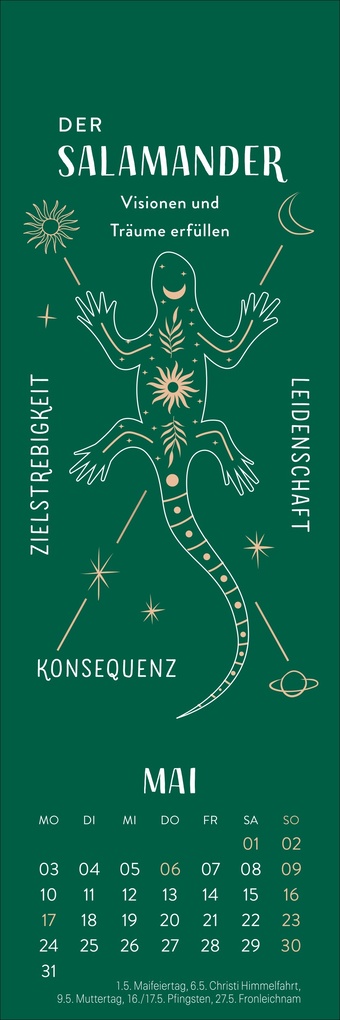 Weitere Ansicht: Krafttiere Lesezeichen & Kalender 2027