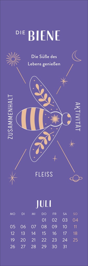 Weitere Ansicht: Krafttiere Lesezeichen & Kalender 2027