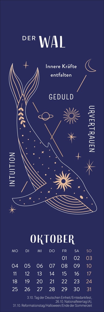 Weitere Ansicht: Krafttiere Lesezeichen & Kalender 2027