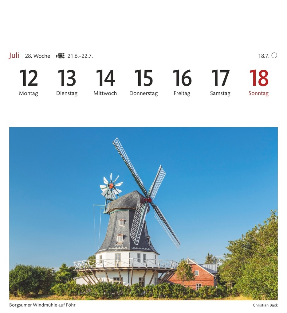 Weitere Ansicht: Nordseeküste Sehnsuchtskalender 2027 - Wochenkalender mit 53 Postkarten