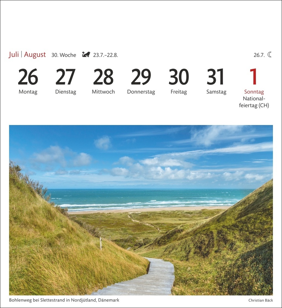 Weitere Ansicht: Nordseeküste Sehnsuchtskalender 2027 - Wochenkalender mit 53 Postkarten