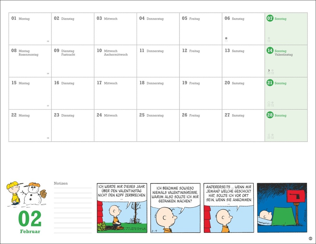 Weitere Ansicht: Peanuts Monatsplaner 2027