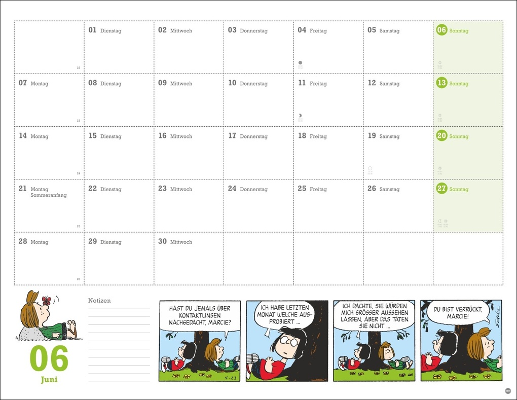 Weitere Ansicht: Peanuts Monatsplaner 2027