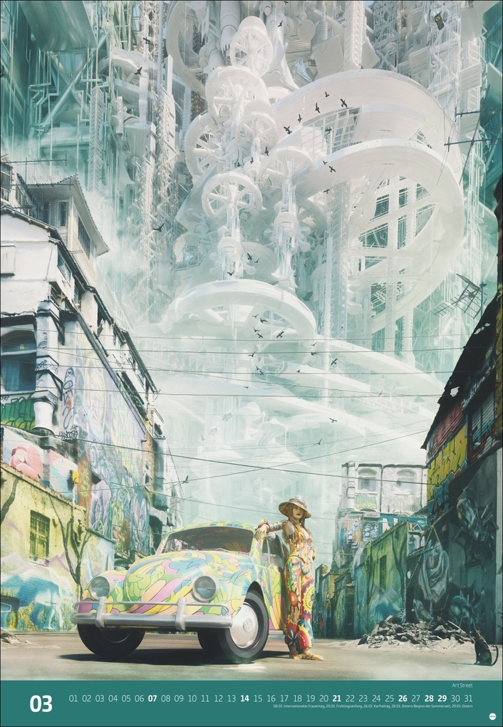 Weitere Ansicht: Gal Barkan: Future Cities Posterkalender 2027 | Gal Barkan