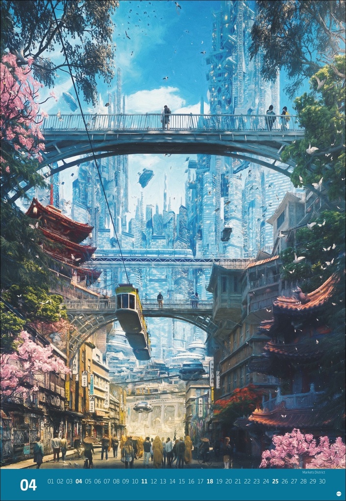 Weitere Ansicht: Gal Barkan: Future Cities Posterkalender 2027 | Gal Barkan