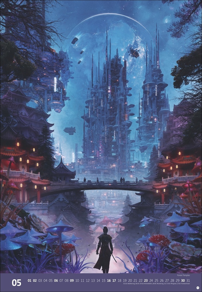 Weitere Ansicht: Gal Barkan: Future Cities Posterkalender 2027 | Gal Barkan