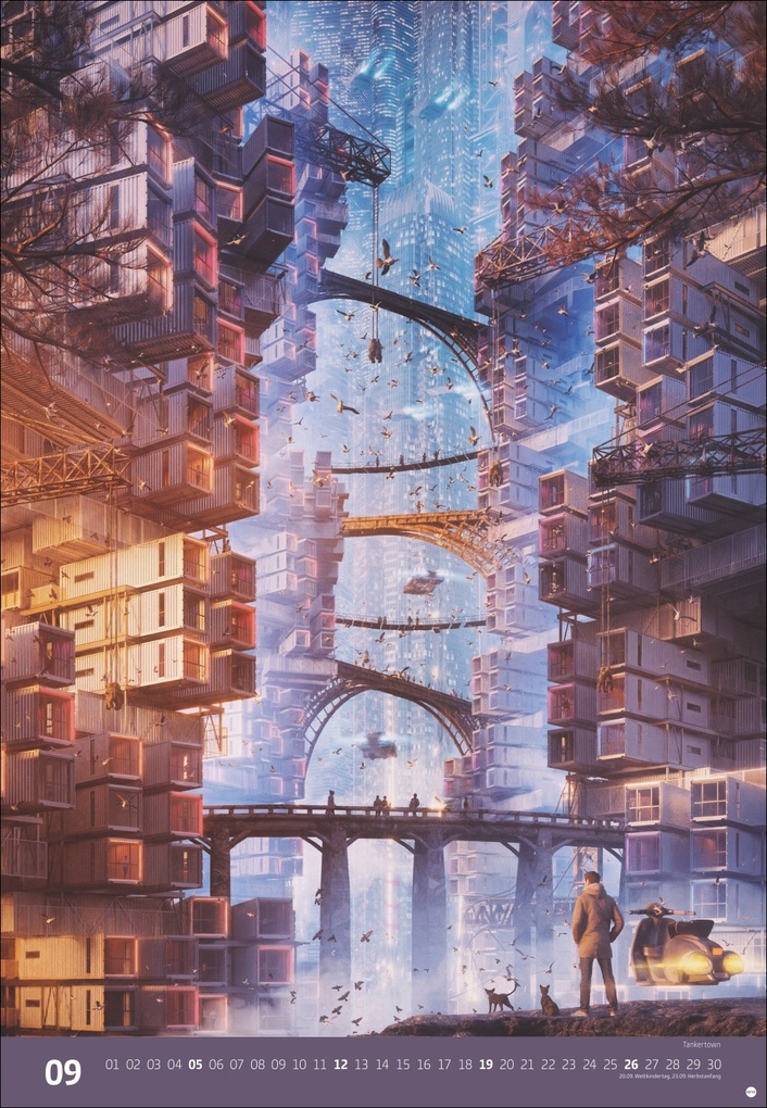 Weitere Ansicht: Gal Barkan: Future Cities Posterkalender 2027 | Gal Barkan