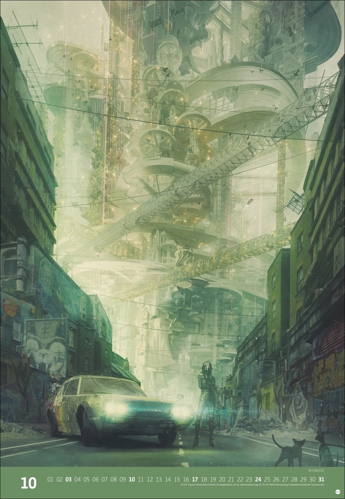 Weitere Ansicht: Gal Barkan: Future Cities Posterkalender 2027 | Gal Barkan