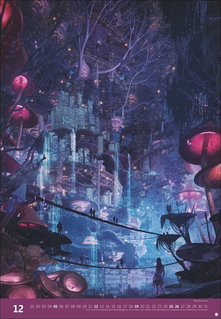 Weitere Ansicht: Gal Barkan: Future Cities Posterkalender 2027 | Gal Barkan