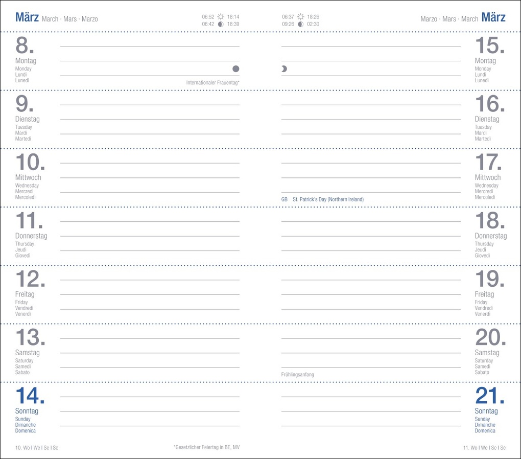 Weitere Ansicht: Wochen-Taschenkalender, schwarz 2027