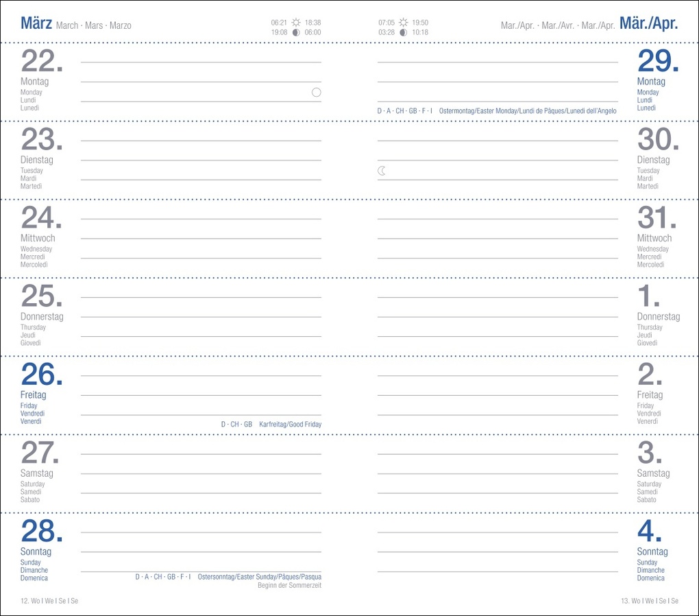 Weitere Ansicht: Wochen-Taschenkalender, schwarz 2027