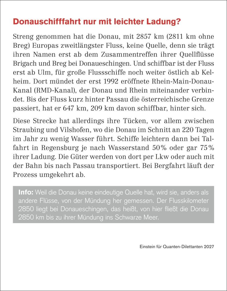 Weitere Ansicht: Einstein für Quanten-Dilettanten Tagesabreißkalender 2027 - Ein vergnüglicher Crashkurs in Sachen Naturwissenschaften | Elena Bernard, Ilja Rückmann, Michael Schweer-de Bailly