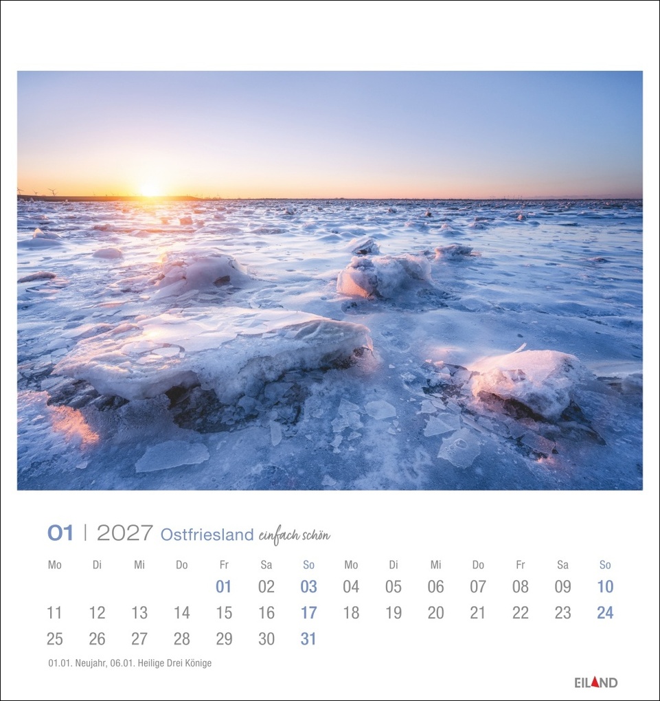 Weitere Ansicht: Ostfriesland Postkartenkalender 2027 - einfach schön