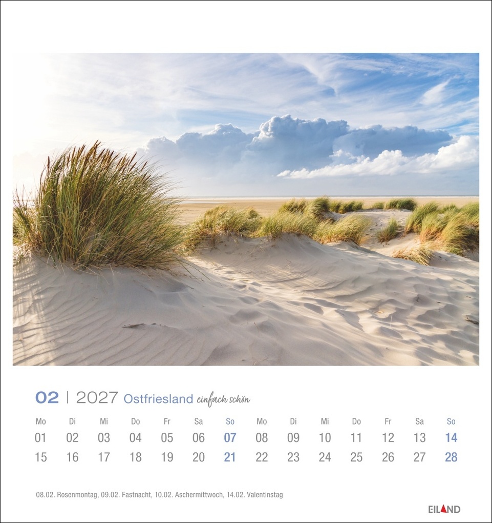 Weitere Ansicht: Ostfriesland Postkartenkalender 2027 - einfach schön