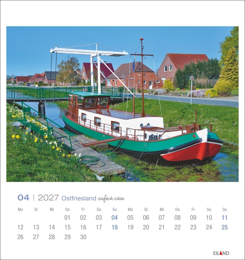 Weitere Ansicht: Ostfriesland Postkartenkalender 2027 - einfach schön