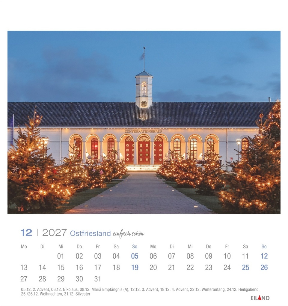 Weitere Ansicht: Ostfriesland Postkartenkalender 2027 - einfach schön