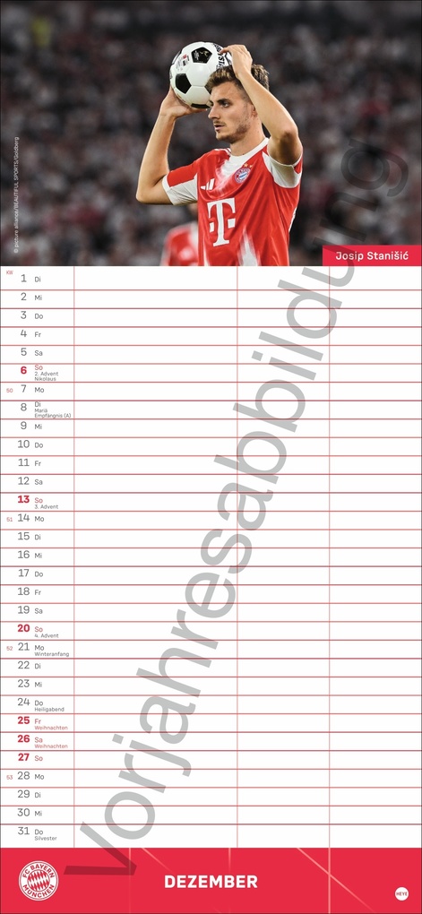 Weitere Ansicht: FC Bayern München Fanplaner 2027