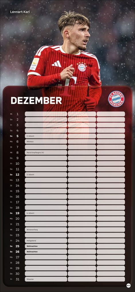 Weitere Ansicht: FC Bayern München Fanplaner 2027