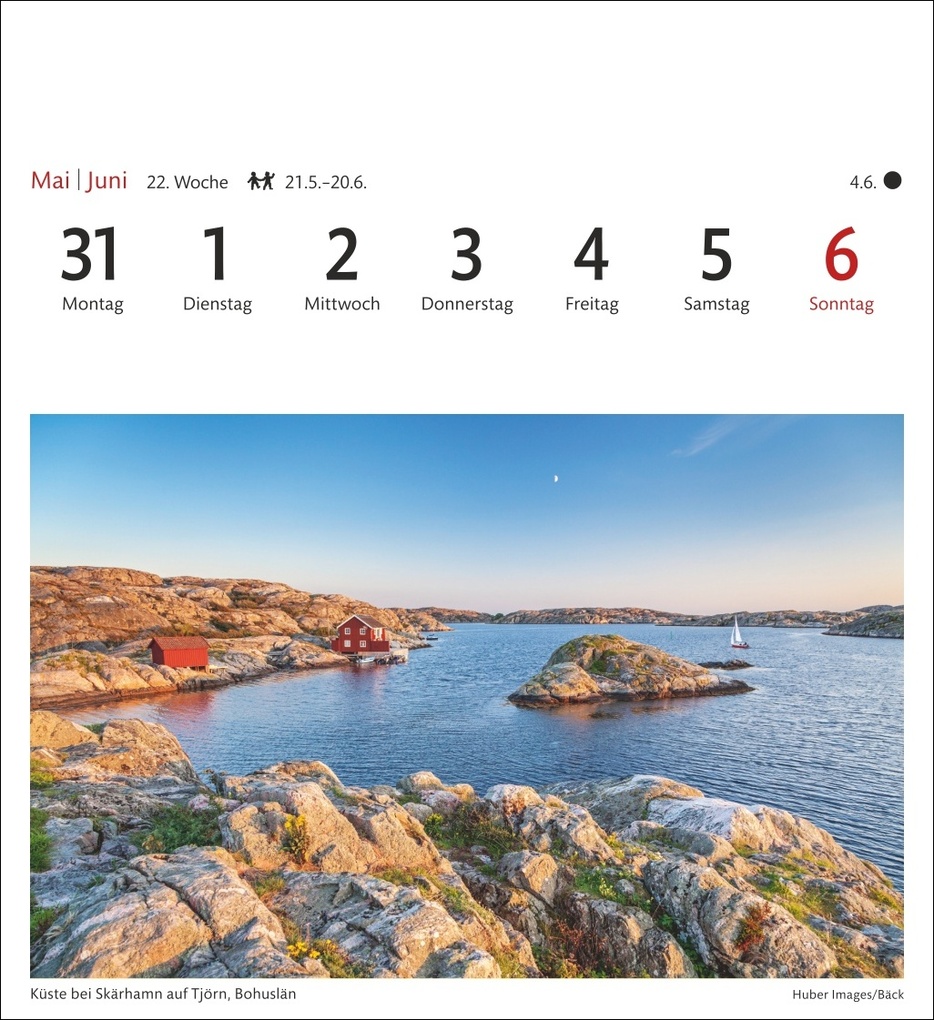 Weitere Ansicht: Schweden Sehnsuchtskalender 2027 - Wochenkalender mit 53 Postkarten