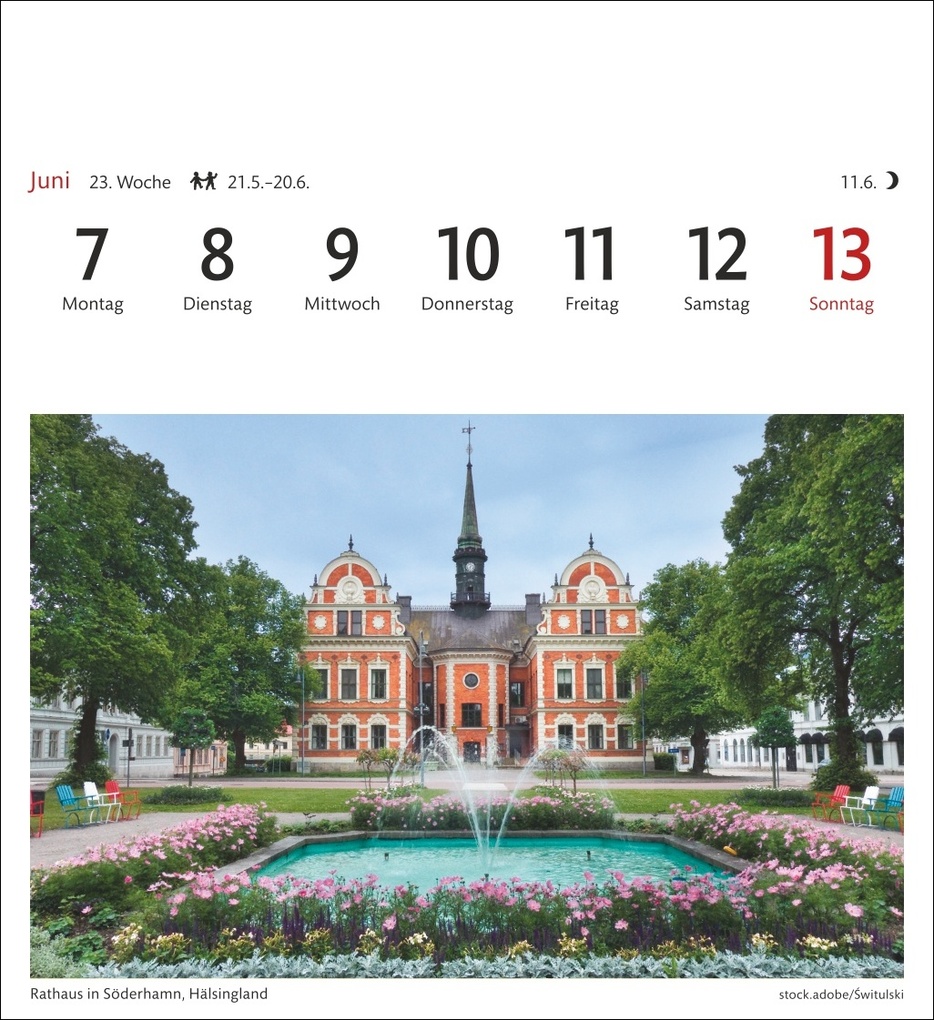 Weitere Ansicht: Schweden Sehnsuchtskalender 2027 - Wochenkalender mit 53 Postkarten