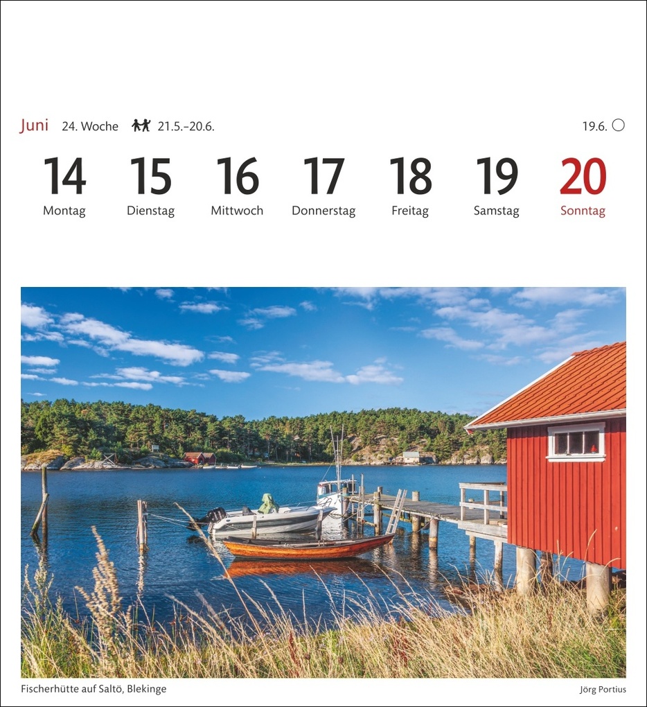 Weitere Ansicht: Schweden Sehnsuchtskalender 2027 - Wochenkalender mit 53 Postkarten