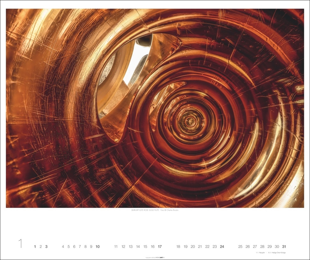 Weitere Ansicht: Architecture in Music Kalender 2027 - Musikinstrumente von innen